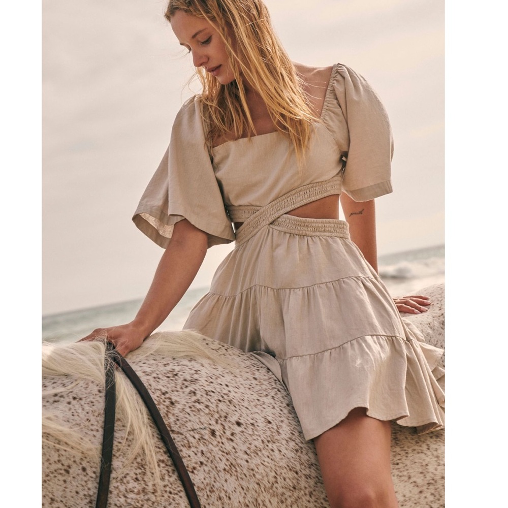 Free People Cross Of Sunlight Mini Dress